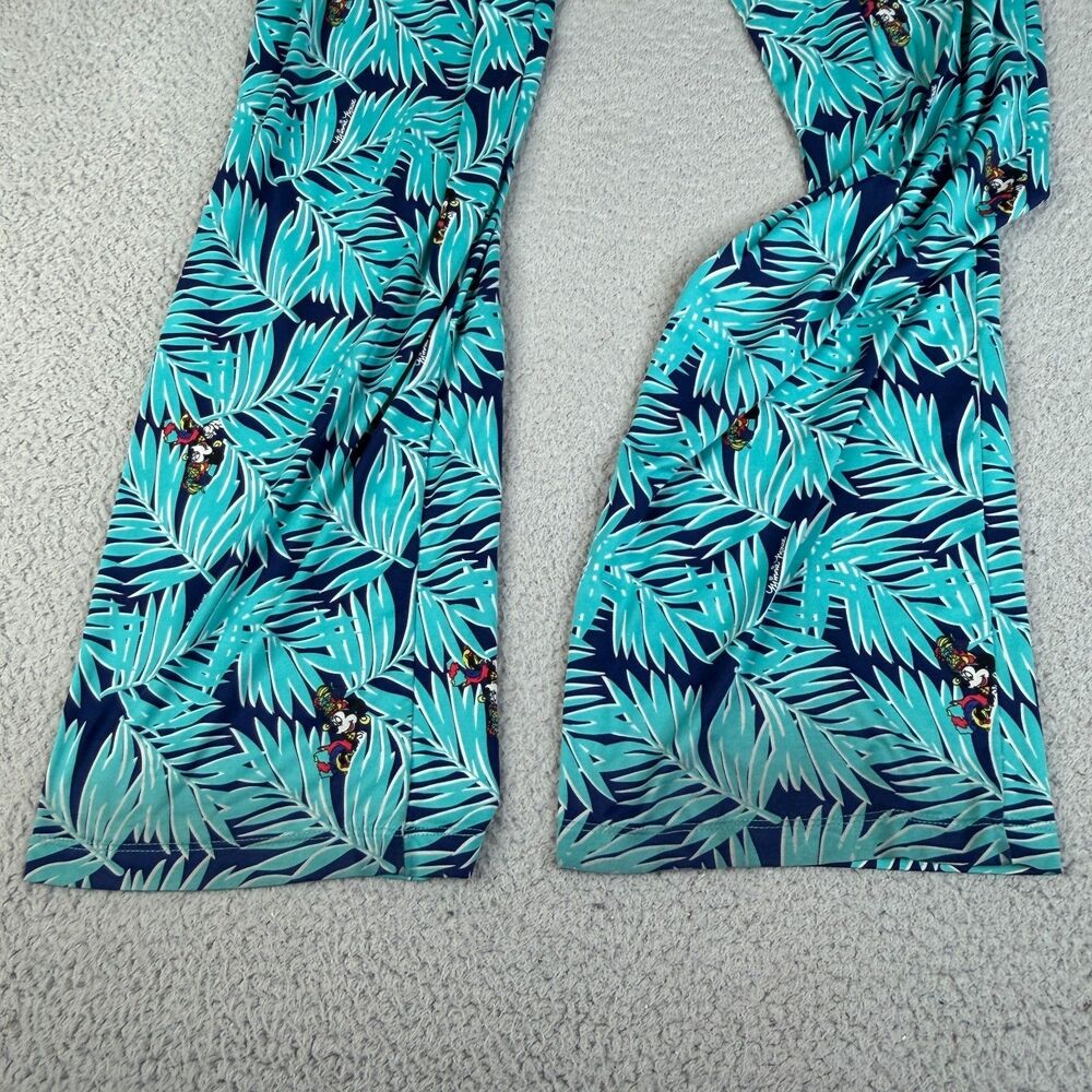 MINNIE MOUSE Lounge Pants Womens‎ Large Blue Disney Sleep PJ's Tropical - Picture 14 of 14